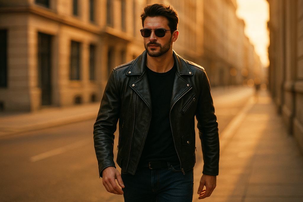LEATHER JACKET for men