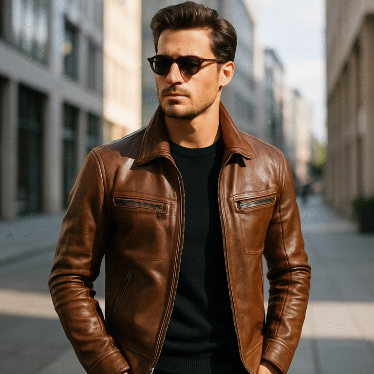 leather jacket