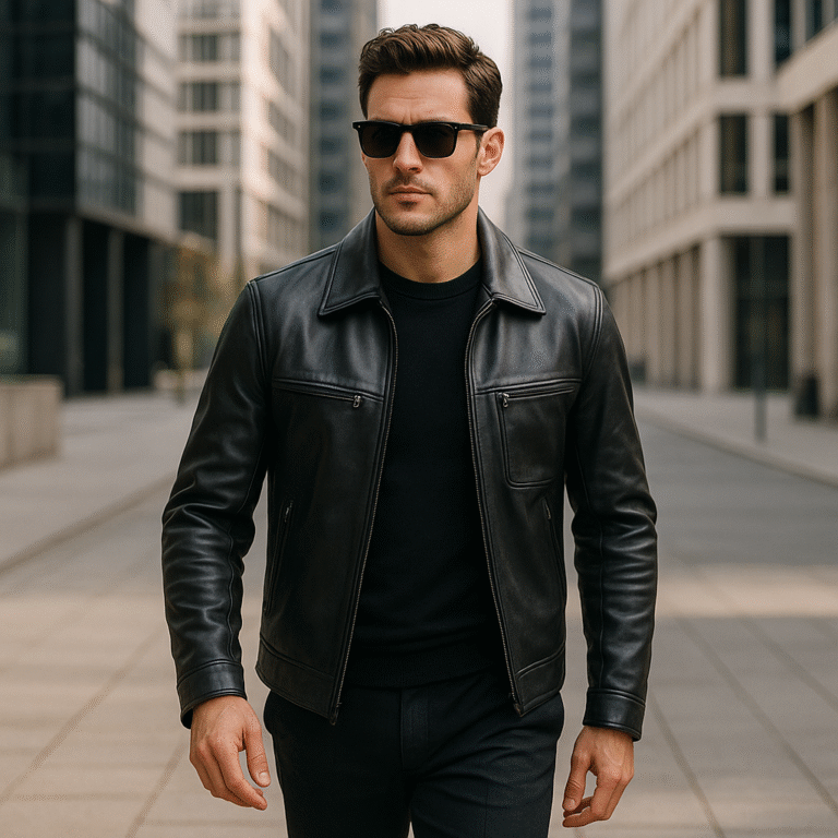 leather jacket