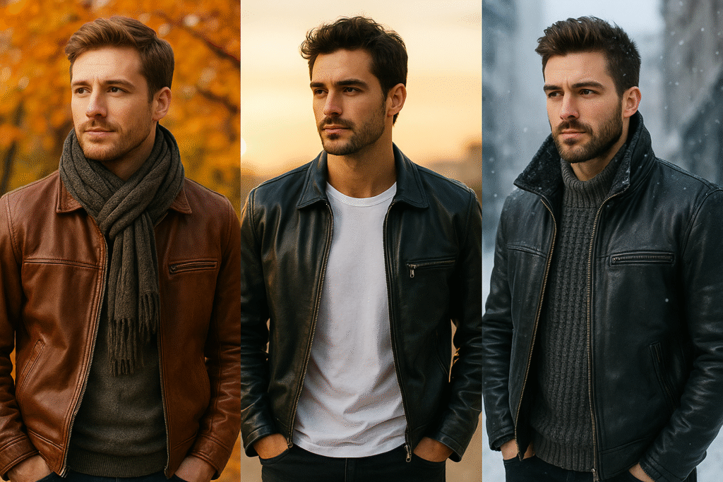 Leather jackets