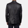 Daron Black Leather Blazer