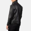 Stallon Black Suede Trucker Jacket