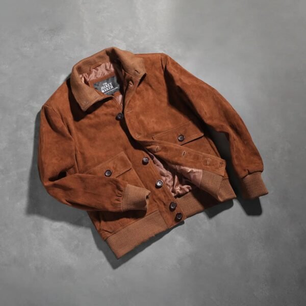 Eaton_Brown_Suede_Bomber_Jacket_1 (1) Eaton Brown Suede Bomber Jacket