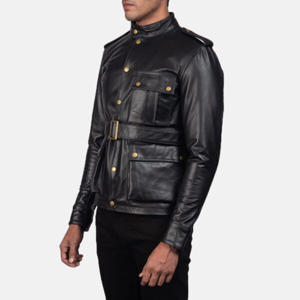 Germain_Black_Leather_Jacket_Made_of_100_Real_Cowhide_Leather_and_Belt_Closure_2_de4c180d-2dcb-46e8-86d2-7845096f46a6 Germain Black Leather Jacket