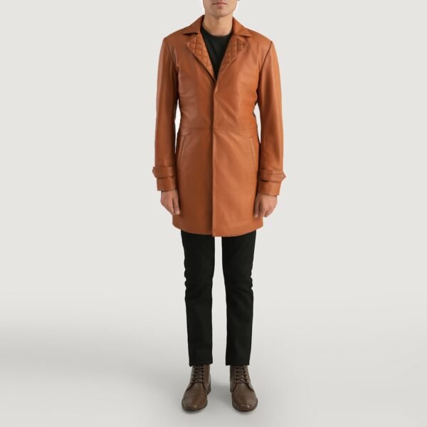 Men_27s_Infinity_Tan_Brown_Leather_Coat_Full_Length-2-1701087672655 Infinity Tan Brown Leather Coat