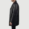 Men_s_Classmith_Black_Leather_Coat_Side_Pose_8d88af75-85f1-40d4-abe0-de345e07564c Classmith Black Leather Quilted Bomber Jacket