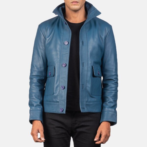 Men_s_Columbus_Blue_Leather_Bomber_Jacket57441-4_9ea9f7a2-e63d-4a2a-a7e3-d00c8df9040f Columbus Blue Leather Bomber Jacket