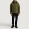 Erico Green Hooded Puffer Jacket