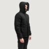 Exton Black Hooded Down Puffer Jacket