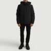 Exton Black Hooded Down Puffer Jacket