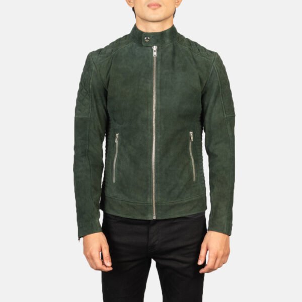 Men_s_Fernando_Quilted_Green_Suede_Biker_Jacket_Close_Front_f5ff2444-902c-40b9-9faa-8bf475a267db Fernando Quilted Green Suede Biker Jacket