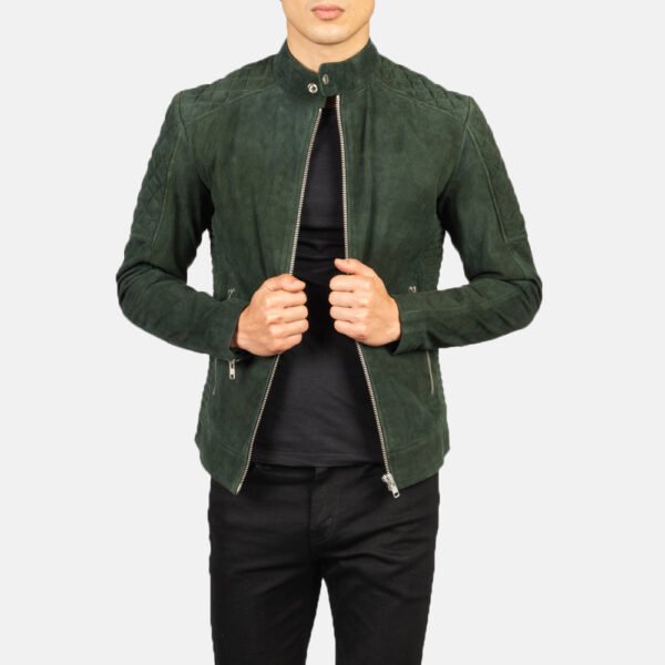 Men_s_Fernando_Quilted_Green_Suede_Biker_Jacket_Open_Front_4f1fe6ed-b4b2-4514-bfbd-15e5d37a6592 Fernando Quilted Green Suede Biker Jacket