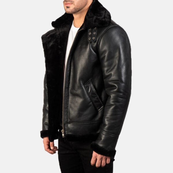 Men_s_Francis_B-3_Black_Leather_Bomber_Jacket-2_fe32ee36-58fa-49ea-bf18-47a6651ea23d (2) Francis B-3 Black Leather Bomber Jacket