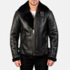 Men_s_Francis_B-3_Black_Leather_Bomber_Jacket-3_c00607be-2efe-4907-994f-3d9cfe359b8c Francis B-3 Black Leather Bomber Jacket