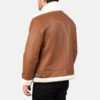 Francis B-3 Brown Leather Bomber Jacket