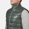 Men_s_Reeves_Green_Leather_Puffer_Vest-5_42ff08bb-9326-4951-84bf-8010c3c53a61 - Copy (2) Reeves Green Leather Puffer Vest